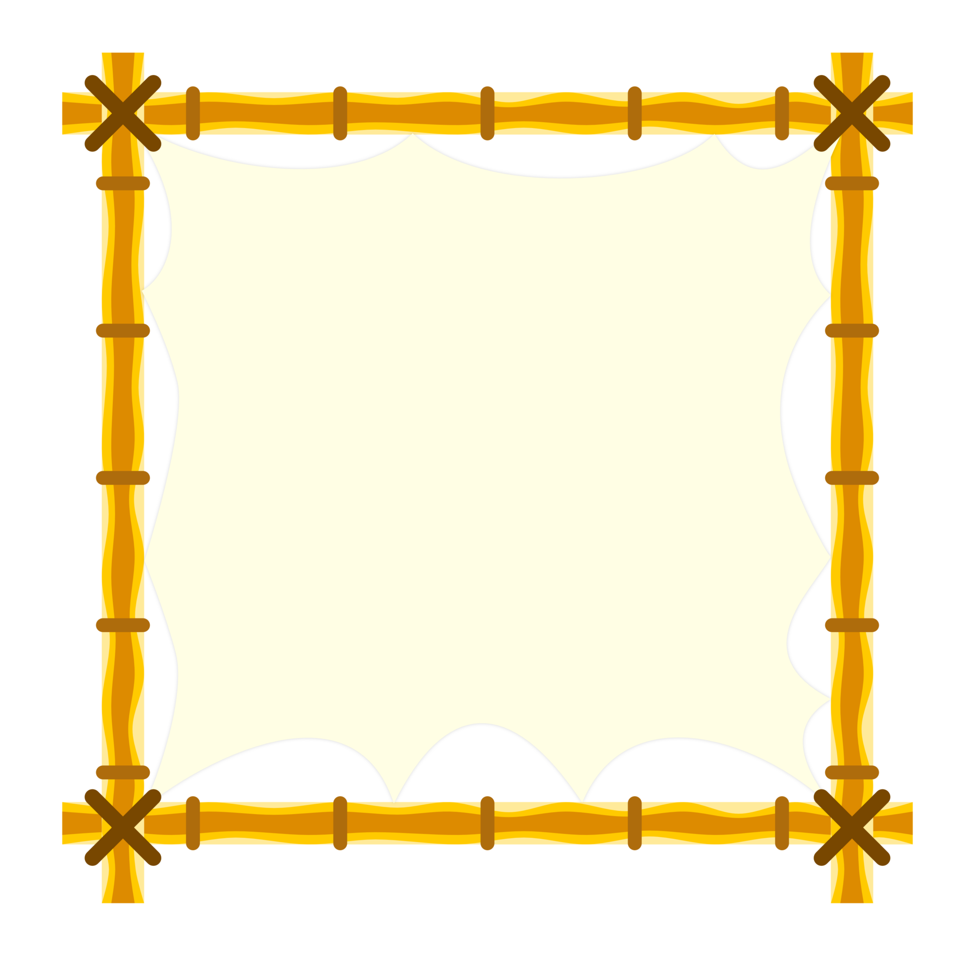 blanco bandera y bambú marco 21432949 PNG