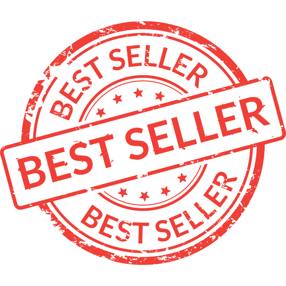 BEST SELLER, grunge rubber stamp png