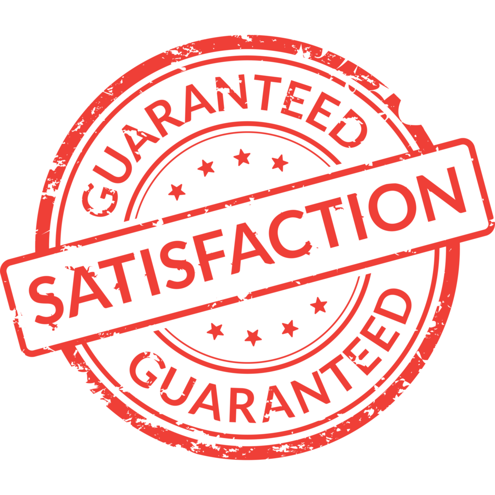 SATISFACTION, grunge rubber stamp png