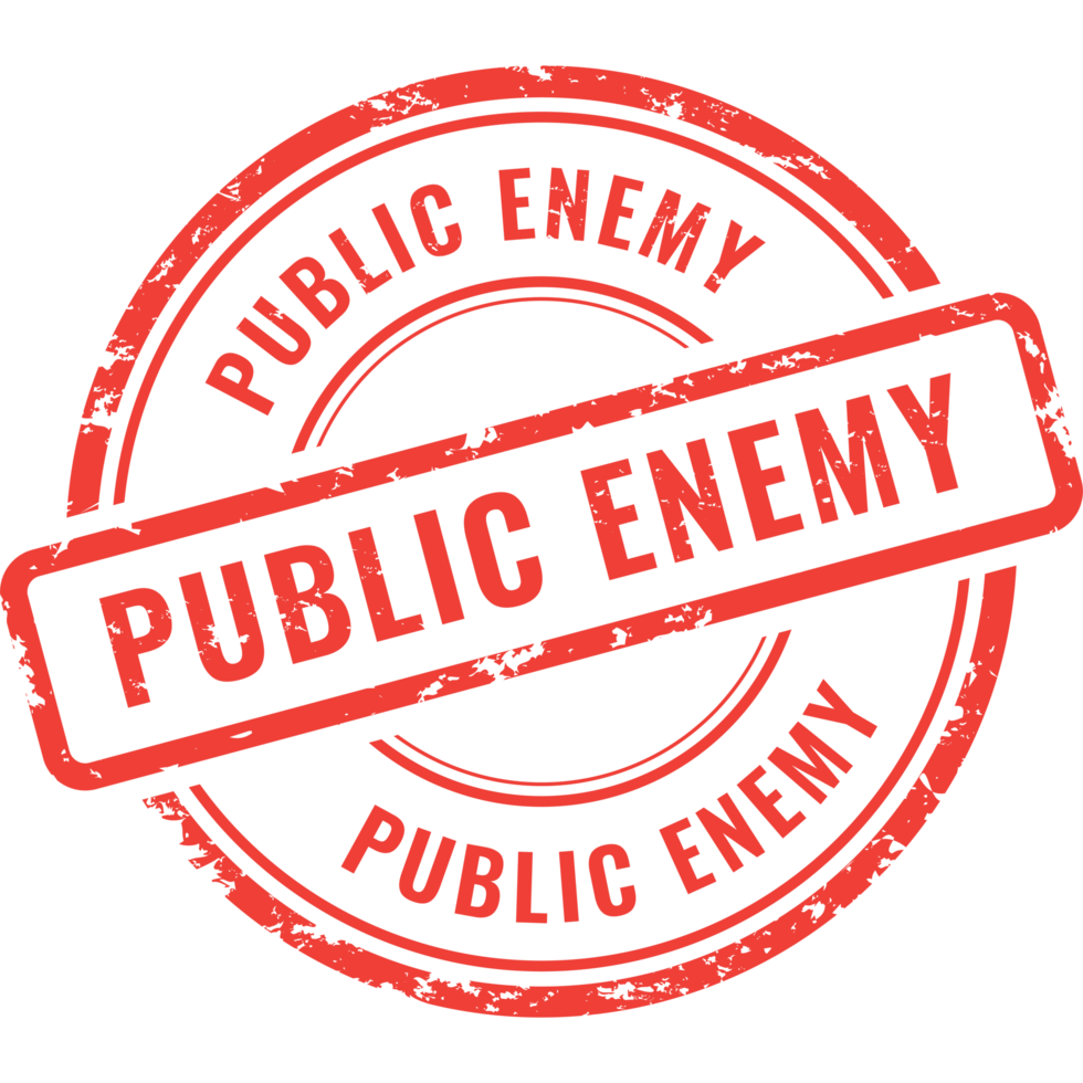 public enemy, rubber stamp png