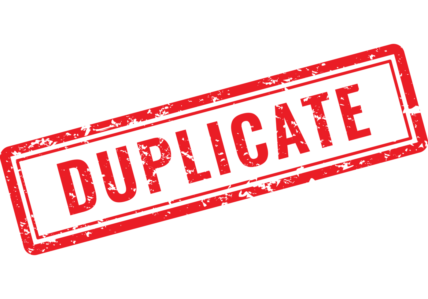 duplicaat, rubber postzegel png