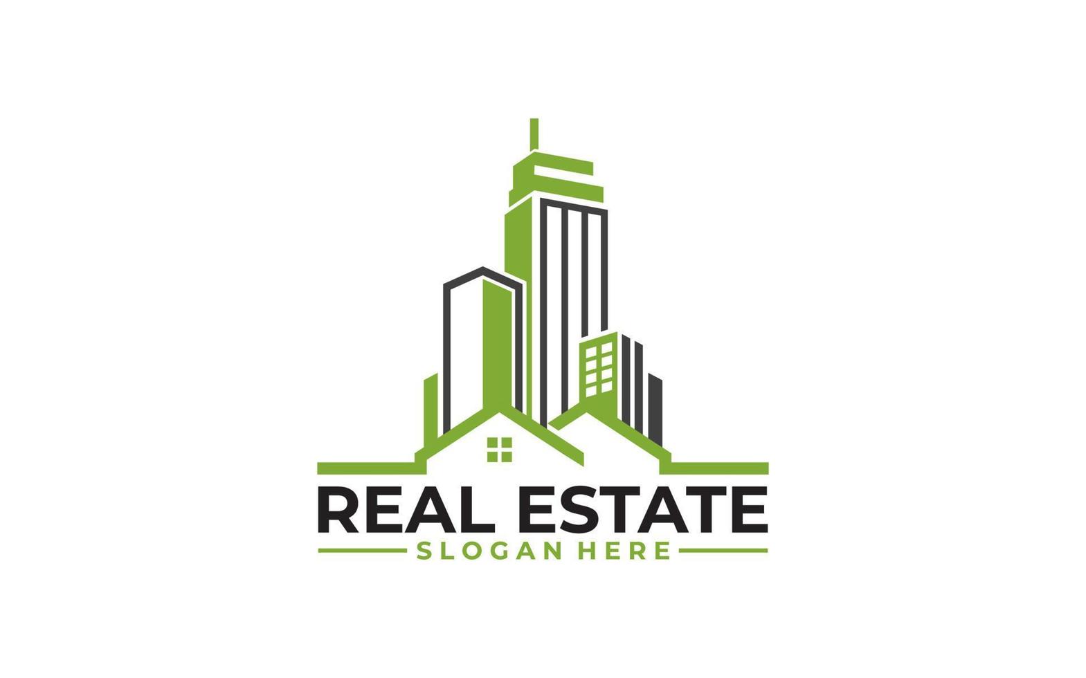 Real Estate Vector Logo Design Template