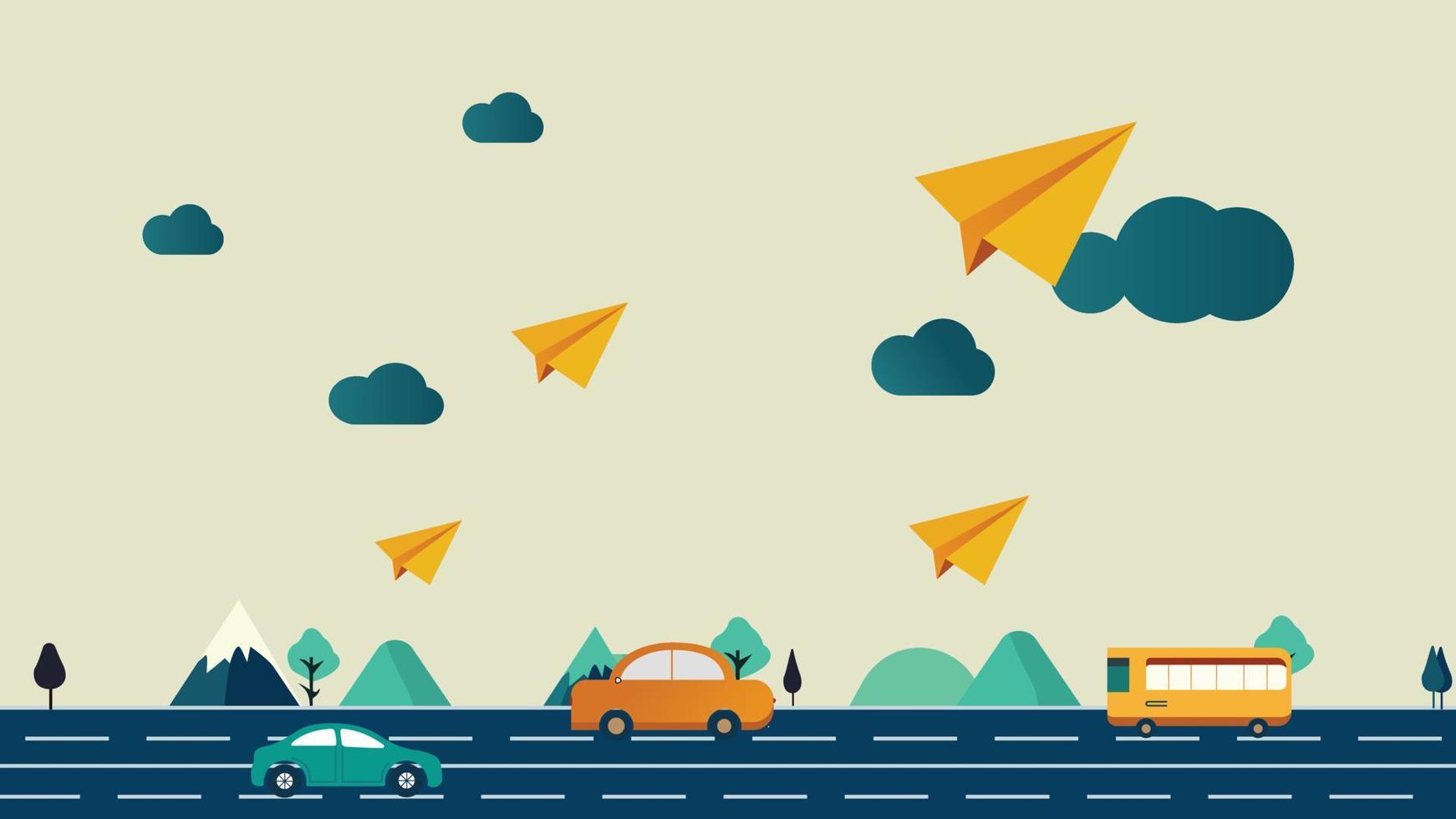 Vector Art Inspired by the Great Outdoors urban