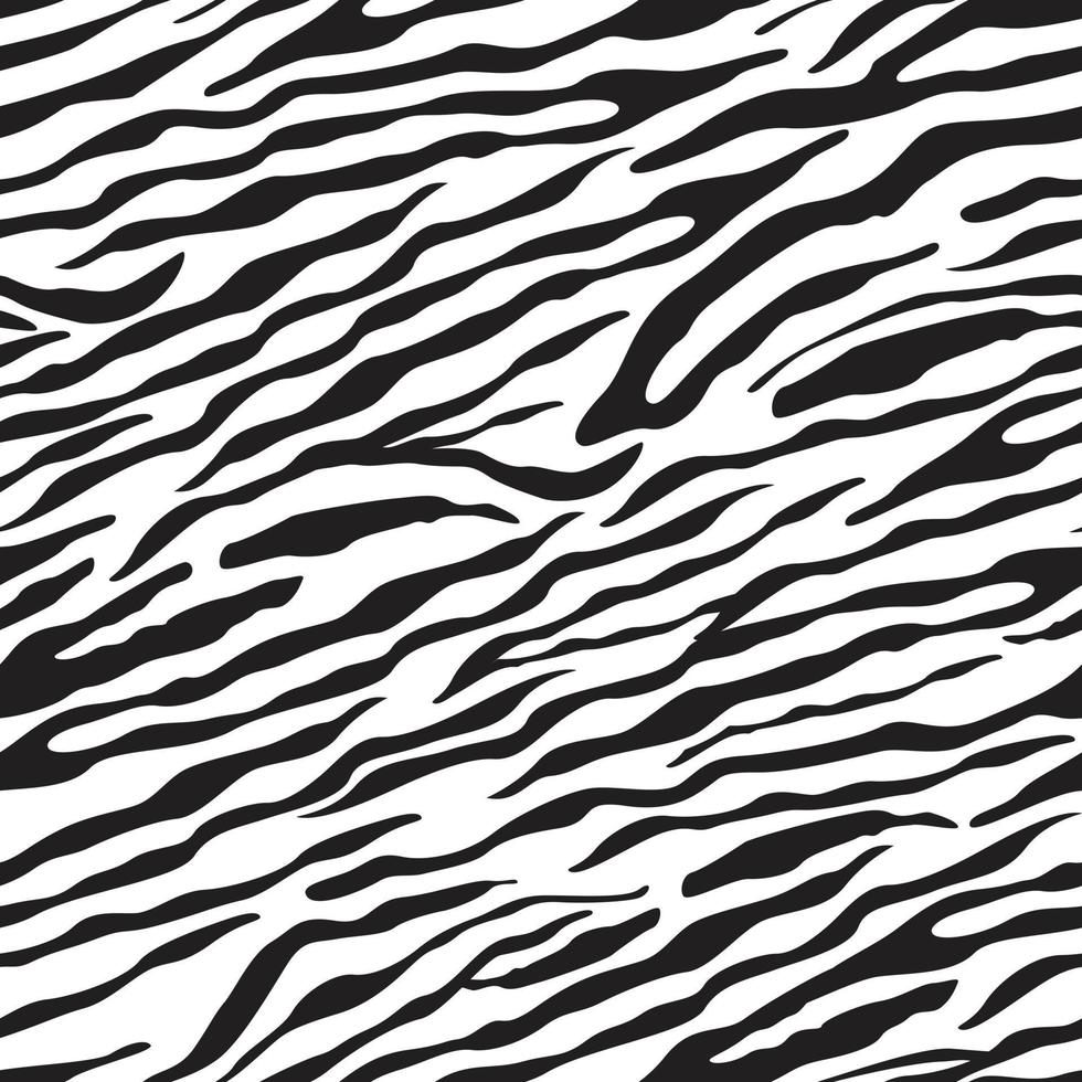 Seamless pattern with animal print, abstract stripes. Mid Century Modern Art design for paper, cover, fabric, interior decor and more. vector