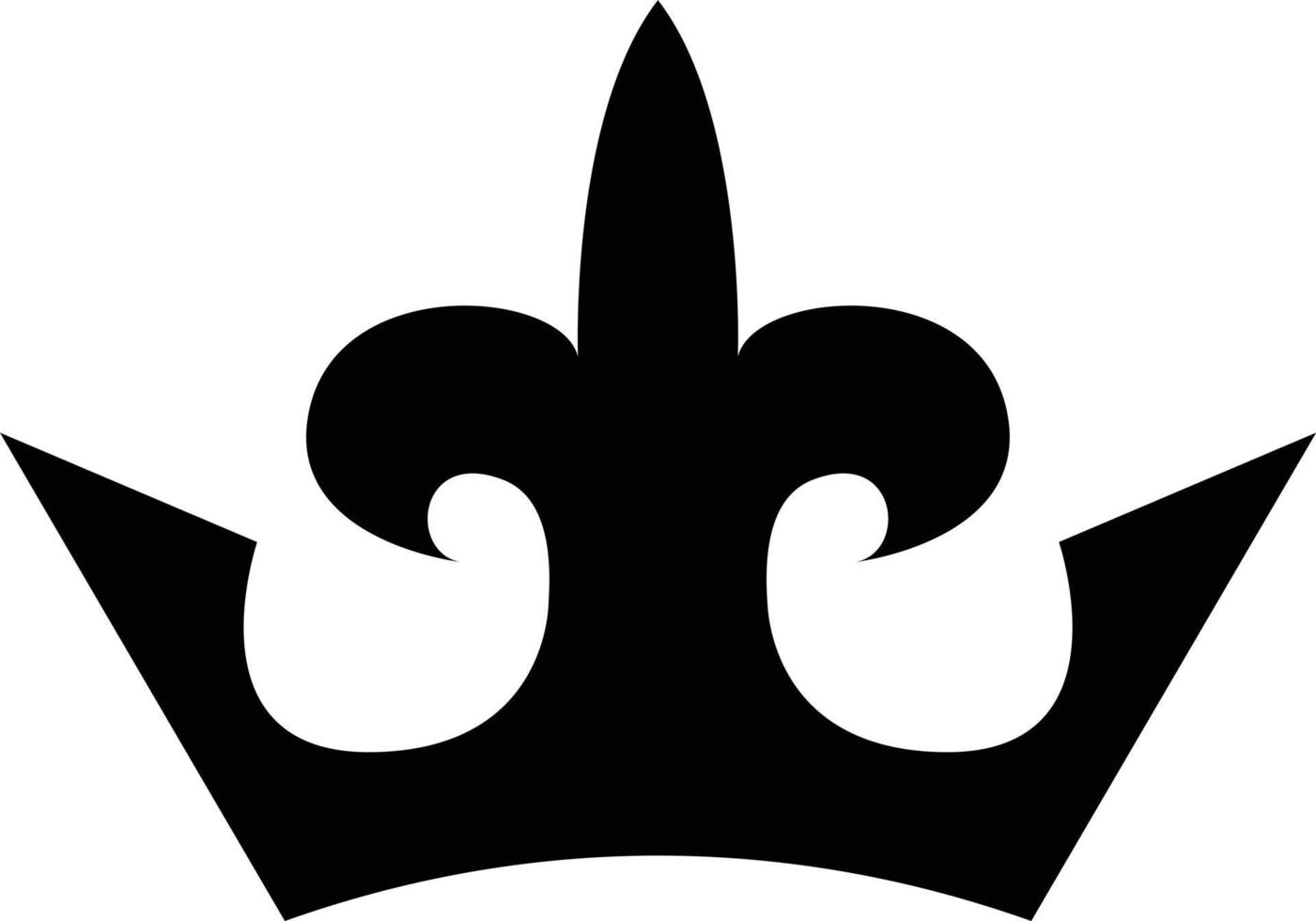 Crown vector icon design. Royal flat icon.