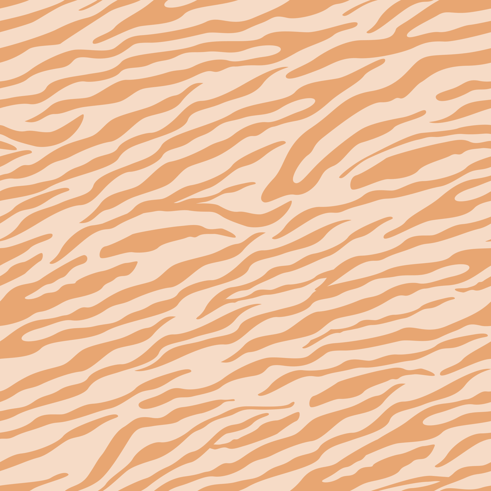 Seamless pattern with animal print, abstract stripes. Mid Century