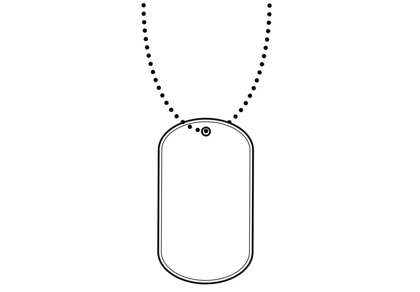 military dog tags icon on white background. flat style. dog tags icon for  your web site design, logo, app, UI. weapon symbol. military tag sign.  9326737 Vector Art at Vecteezy