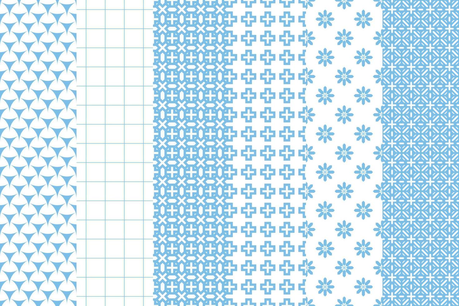 Classic set of pattern design fashion in abstract style. Elegant abstract background. vector