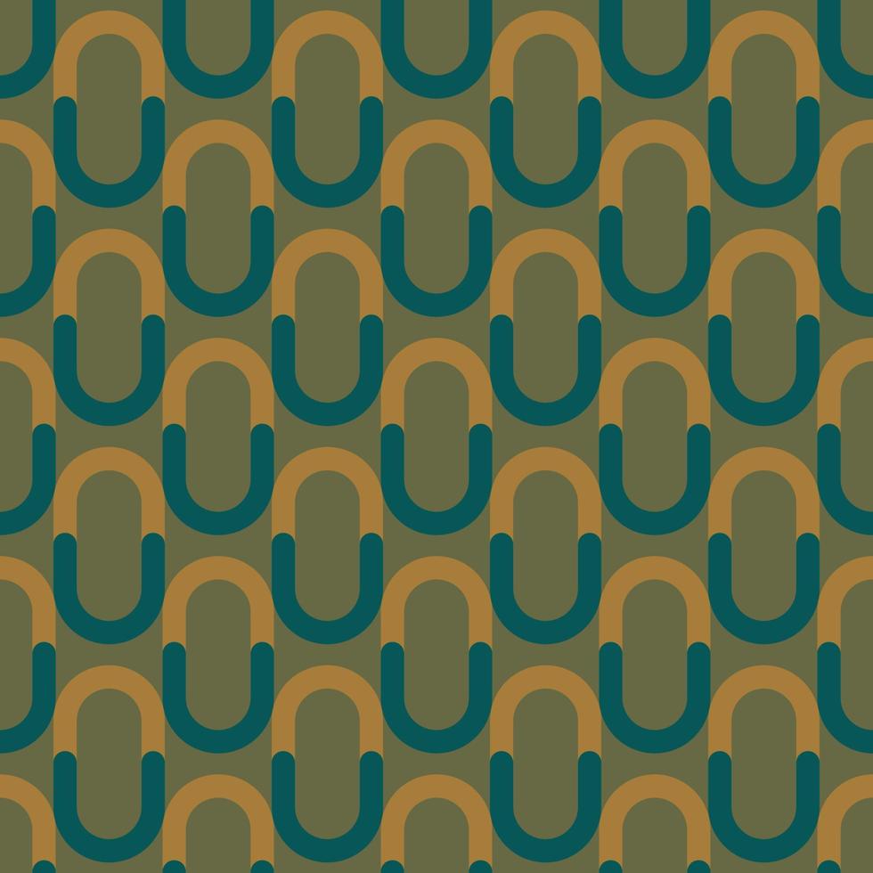 Pattern from yellow and blue on green seamless background. vector