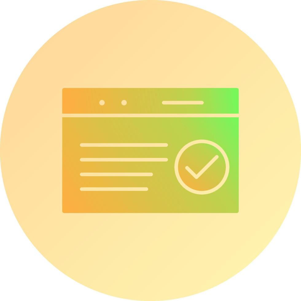 Unique QC Passed Vector Icon