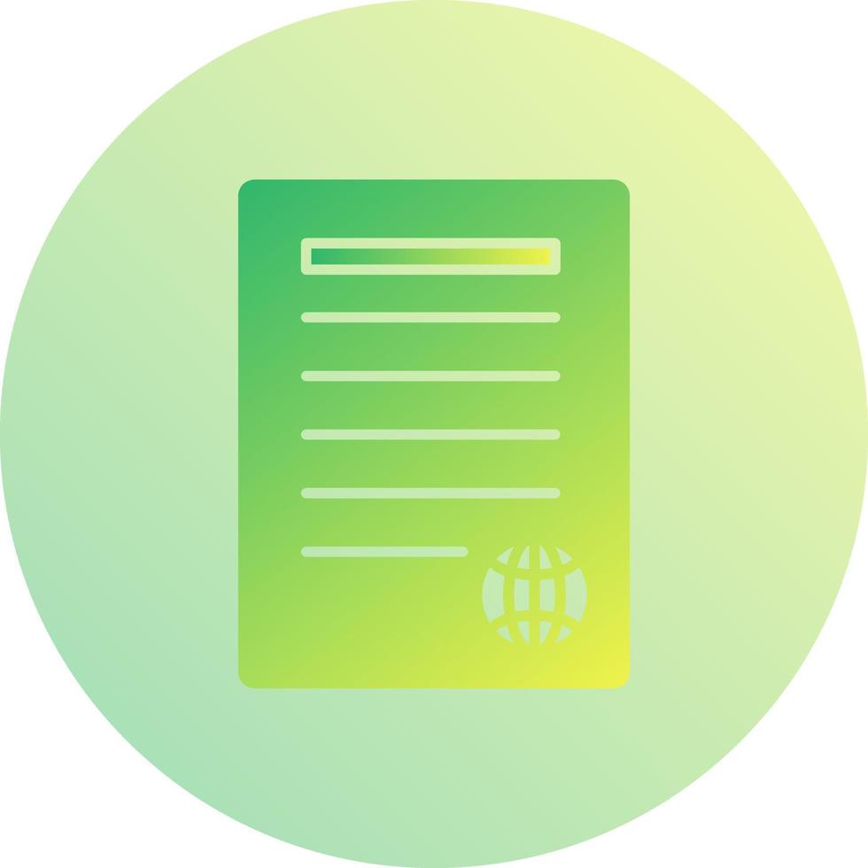 Unique Press Releases Vector Icon