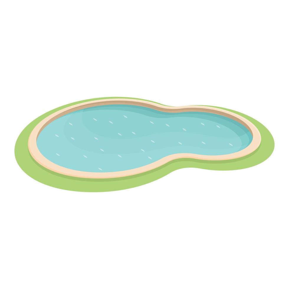 Child swim pool icon cartoon vector. Summer water vector