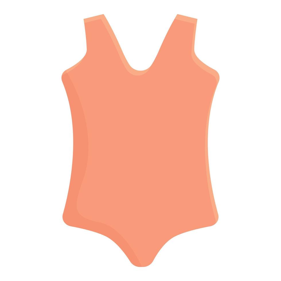 Girl swimwear icon cartoon vector. Swim pool vector