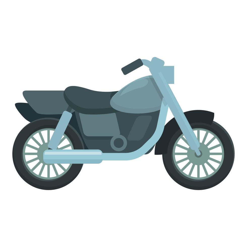 motocicleta icono dibujos animados vector. la carretera bicicleta vector