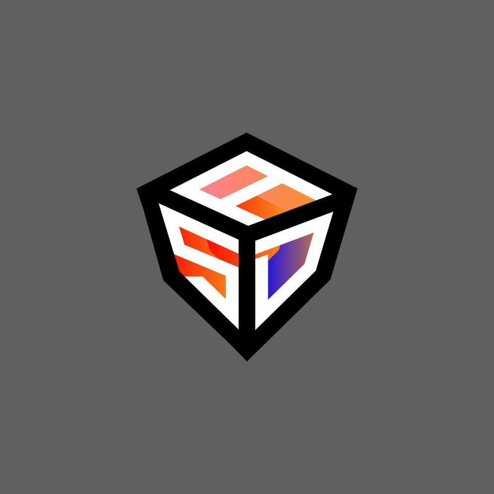 ASD letter logo creative design with vector graphic, ASD simple and modern logo.