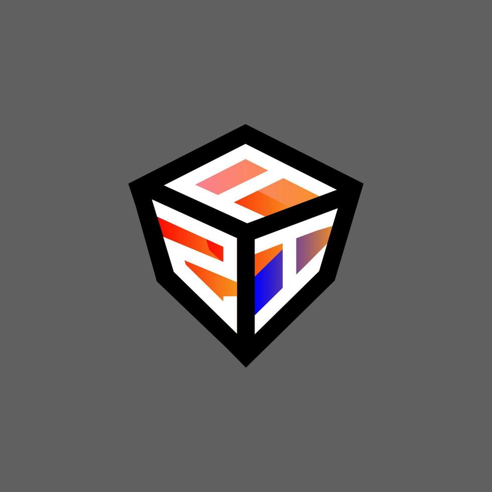 AZI letter logo creative design with vector graphic, AZI simple and modern logo.