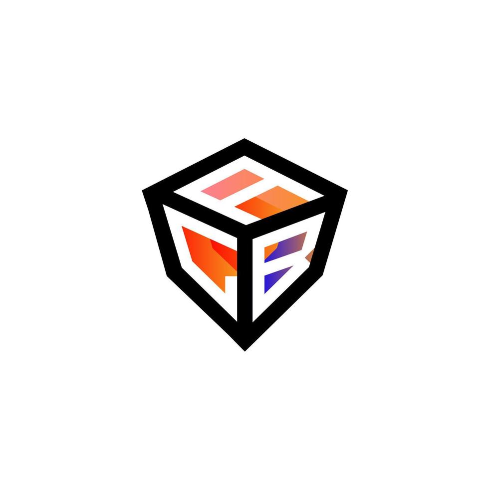 ALB letter logo creative design with vector graphic, ALB simple and modern logo.