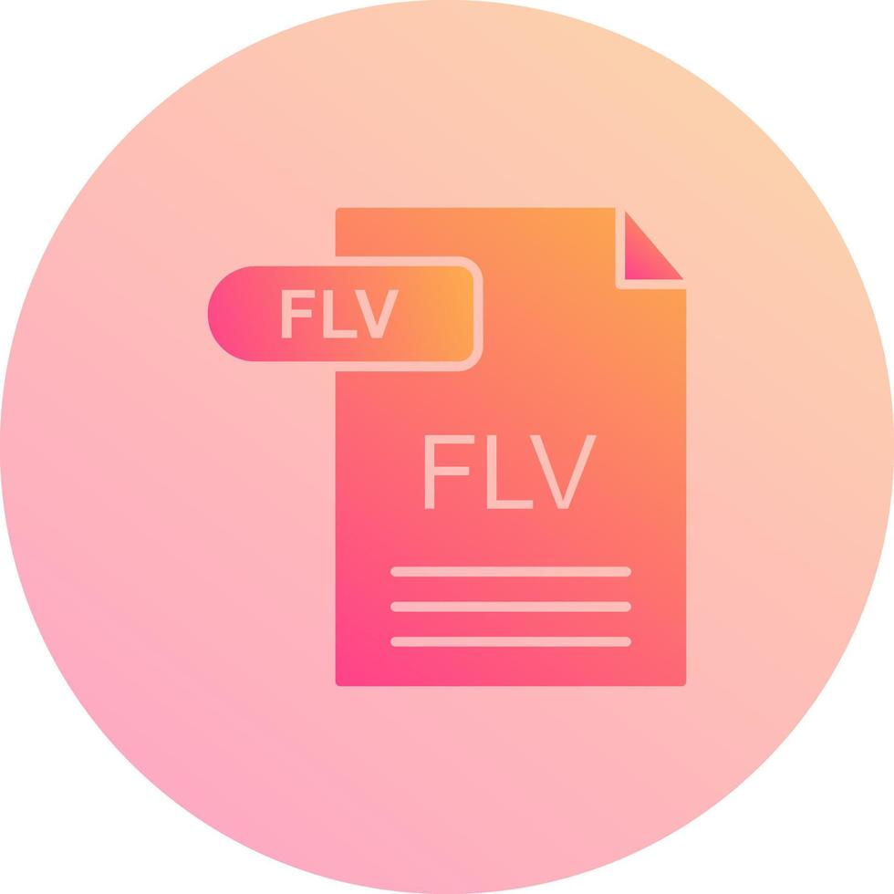 FLV Vector Icon