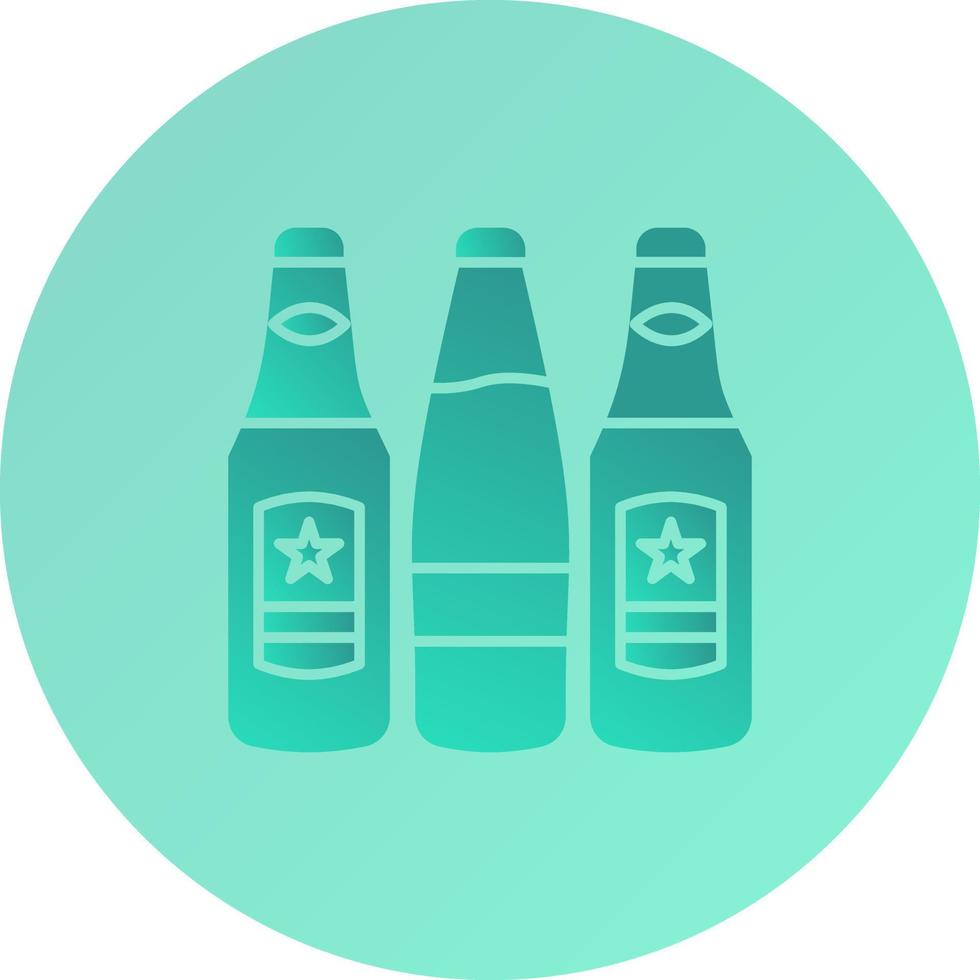 Beer Bottles Vector Icon