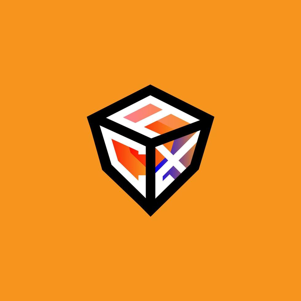 ACX letter logo creative design with vector graphic, ACX simple and modern logo.