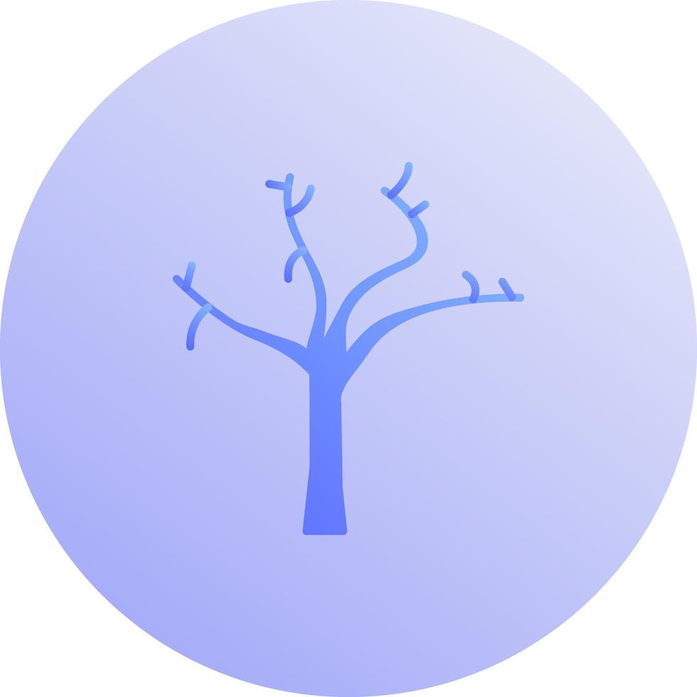 Tree with no Leaves Vector Icon
