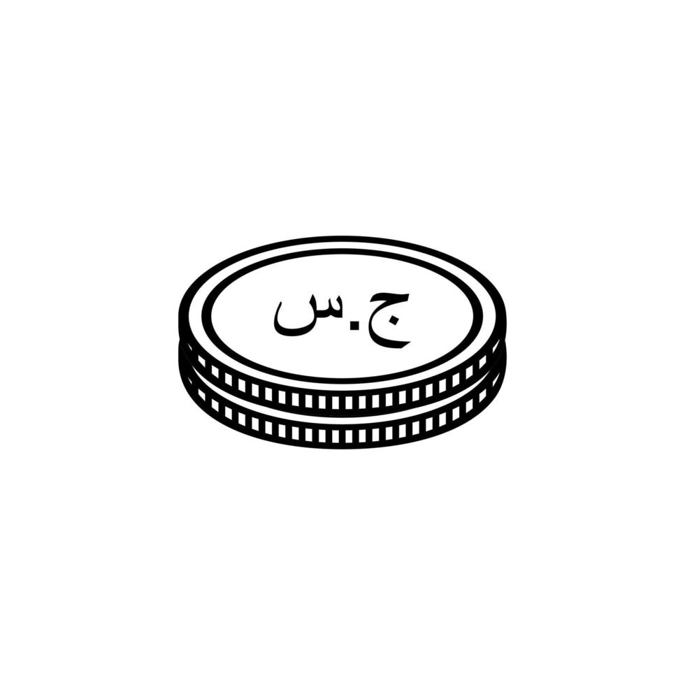 Republic of the Sudan Currency Symbol, Sudanese Pound Icon, SDG Sign. Vector Illustration