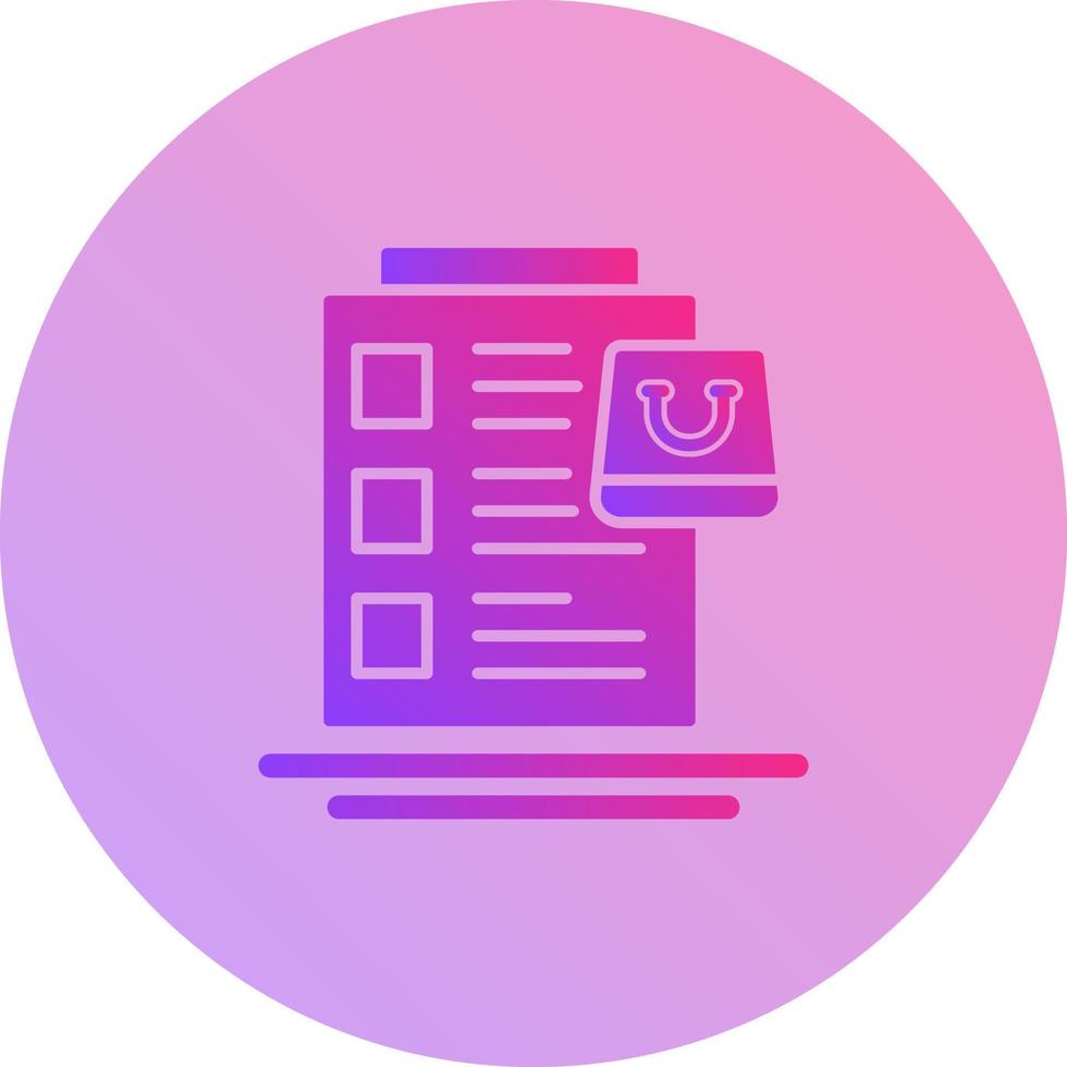 Wish List Vector Icon