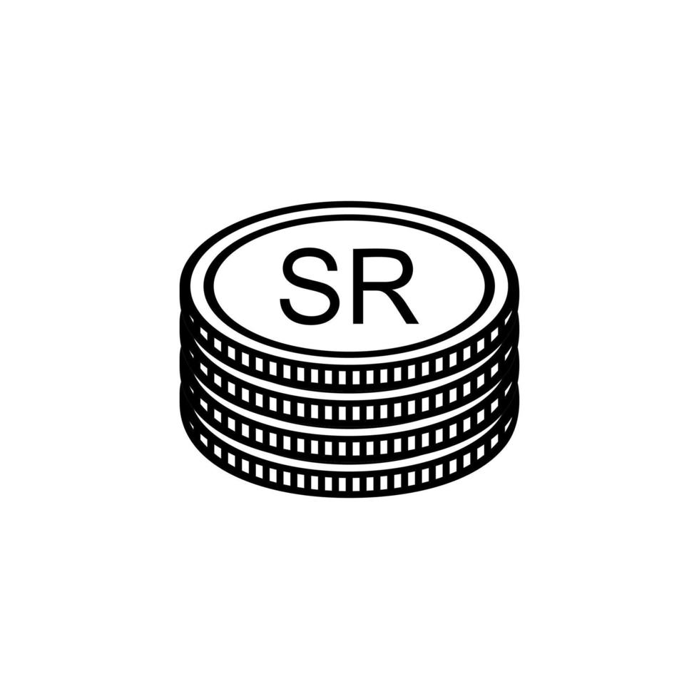 Seychelles Currency Symbol, Seychellois Rupee Icon, SCR Sign. Vector Illustration