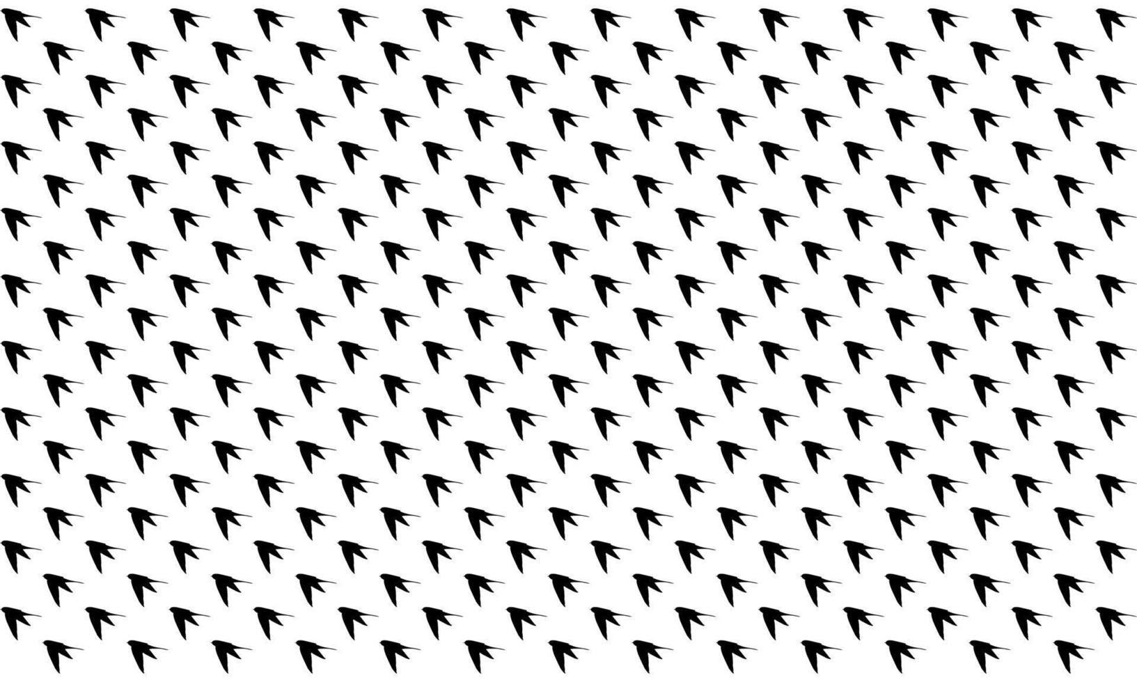 Flying Swallows, Martins, Saw Wings, or Hirundinidae Bird Silhouette for Motifs Pattern. Animal Print Series for Decoration, Ornate, Background, Wallpaper, Fashion, Website, or Graphic Design Element vector