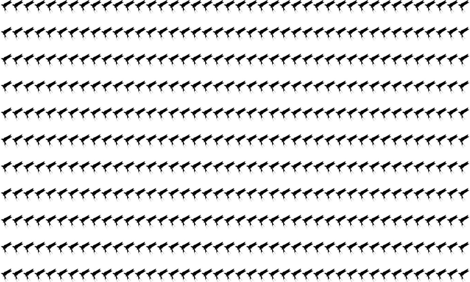 Flying Swallows, Martins, Saw Wings, or Hirundinidae Bird Silhouette for Motifs Pattern. Animal Print Series for Decoration, Ornate, Background, Wallpaper, Fashion, Website, or Graphic Design Element vector