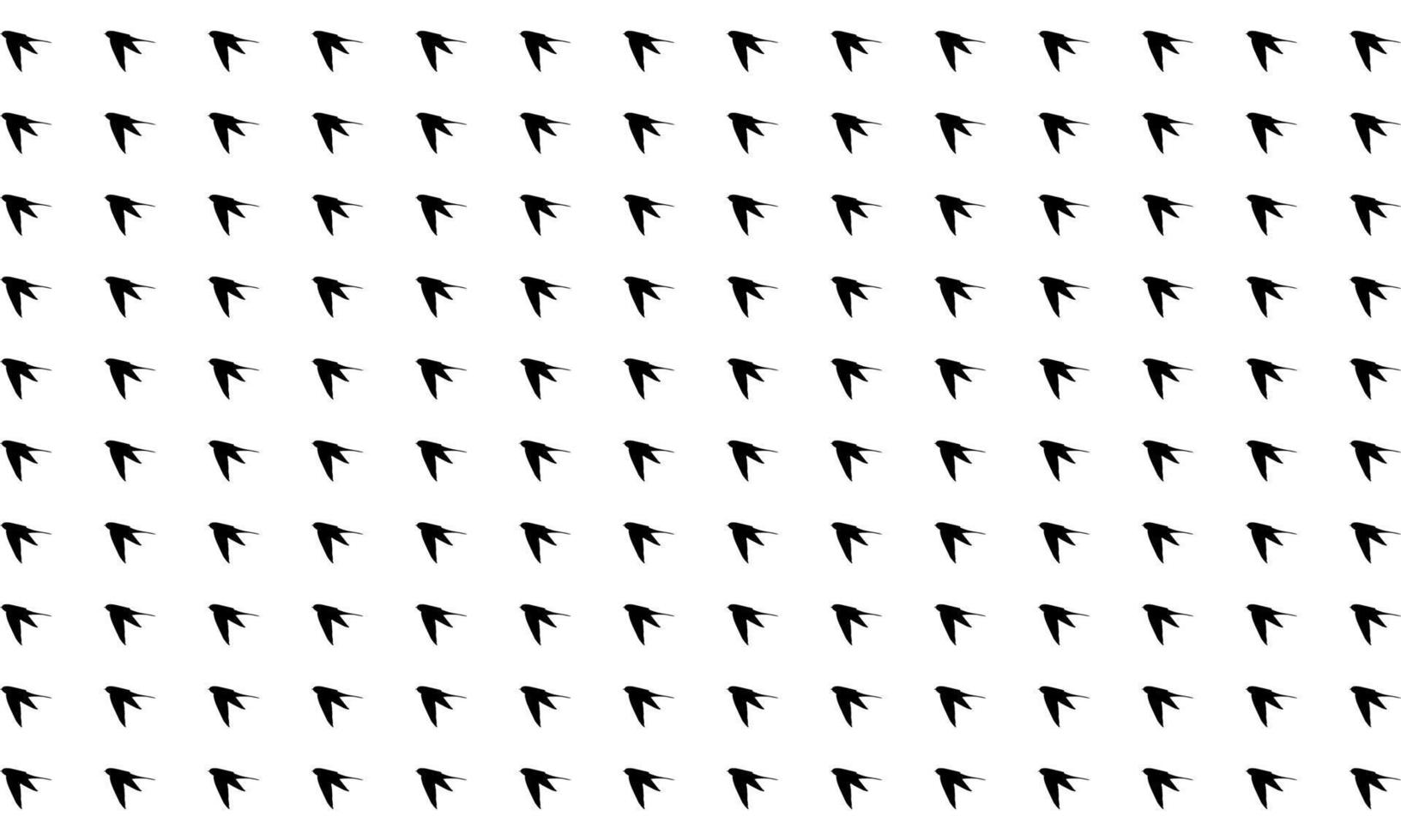 Flying Swallows, Martins, Saw Wings, or Hirundinidae Bird Silhouette for Motifs Pattern. Animal Print Series for Decoration, Ornate, Background, Wallpaper, Fashion, Website, or Graphic Design Element vector