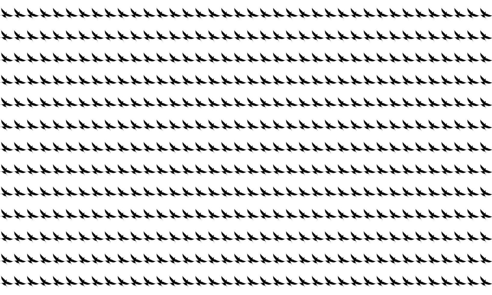 Flying Swallows, Martins, Saw Wings, or Hirundinidae Bird Silhouette for Motifs Pattern. Animal Print Series for Decoration, Ornate, Background, Wallpaper, Fashion, Website, or Graphic Design Element vector
