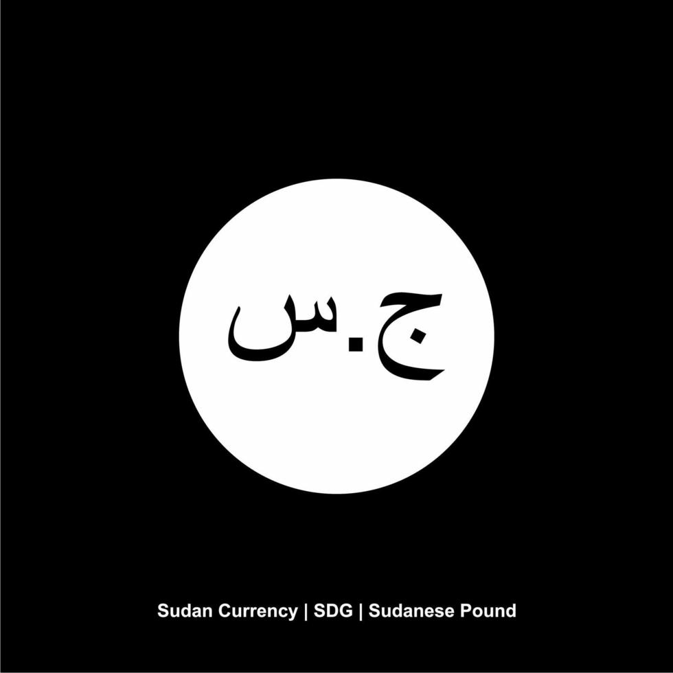 república de el Sudán moneda símbolo, sudanés libra icono, sdg signo. vector ilustración