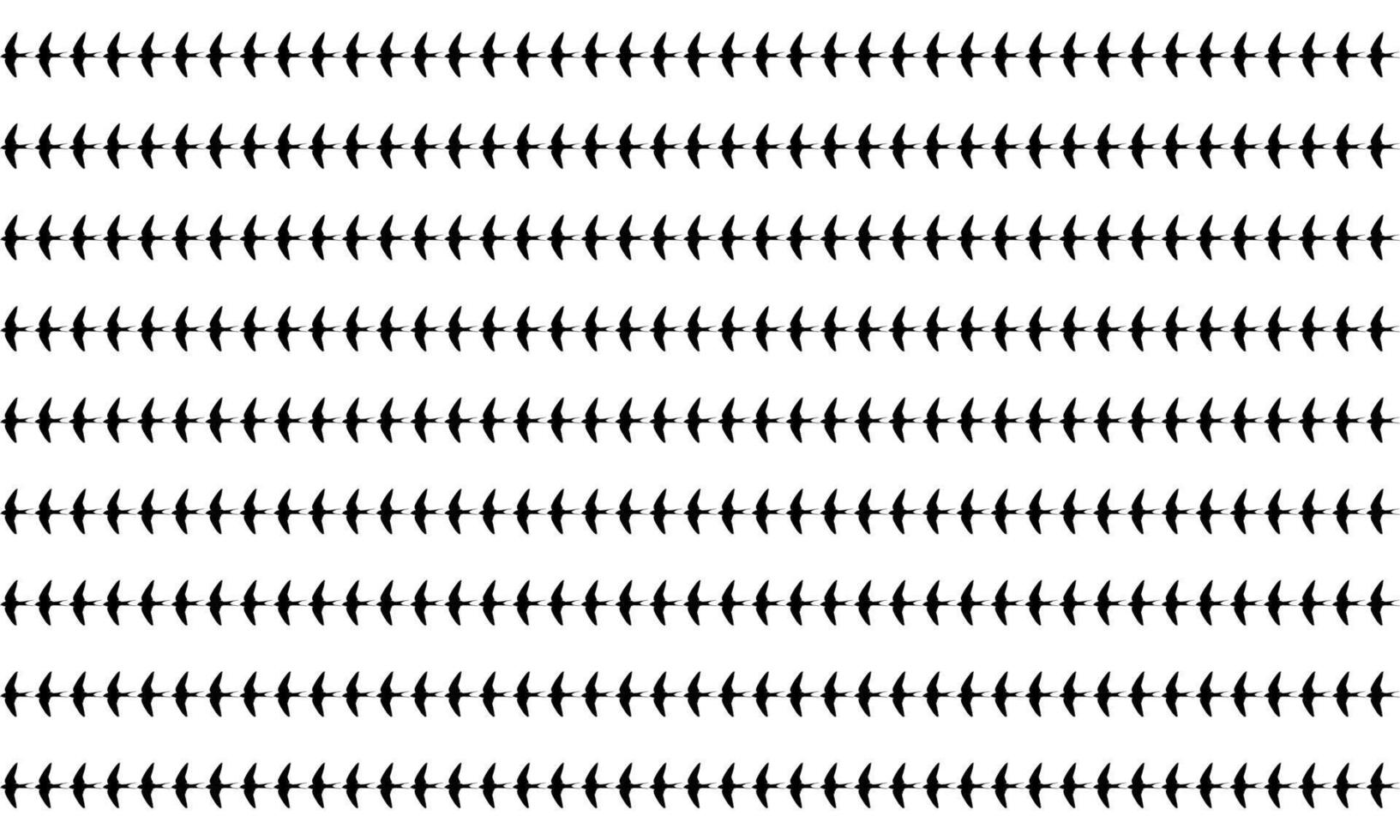 Flying Swallows, Martins, Saw Wings, or Hirundinidae Bird Silhouette for Motifs Pattern. Animal Print Series for Decoration, Ornate, Background, Wallpaper, Fashion, Website, or Graphic Design Element vector