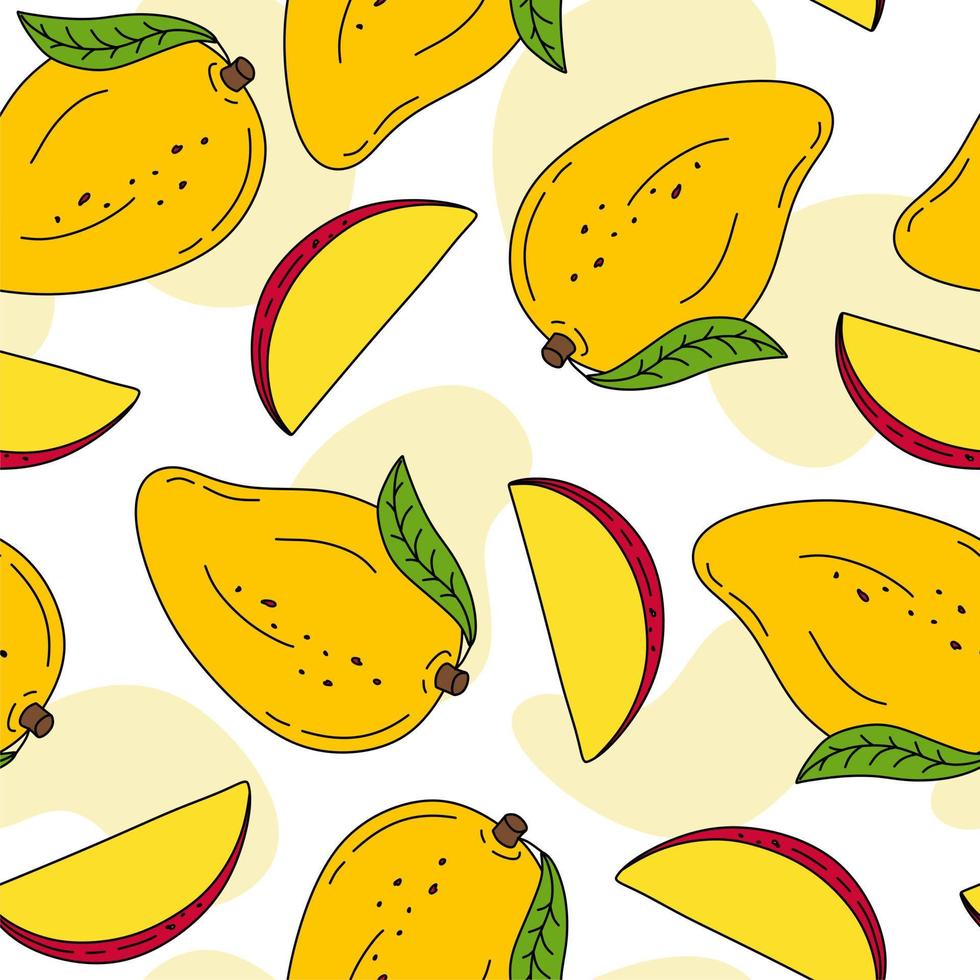 mango modelo sin costura en blanco antecedentes vector ilustración