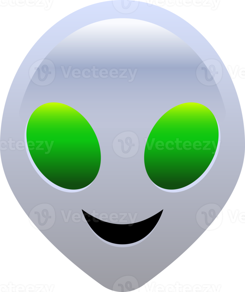 Außerirdischer Gesicht Emoji png