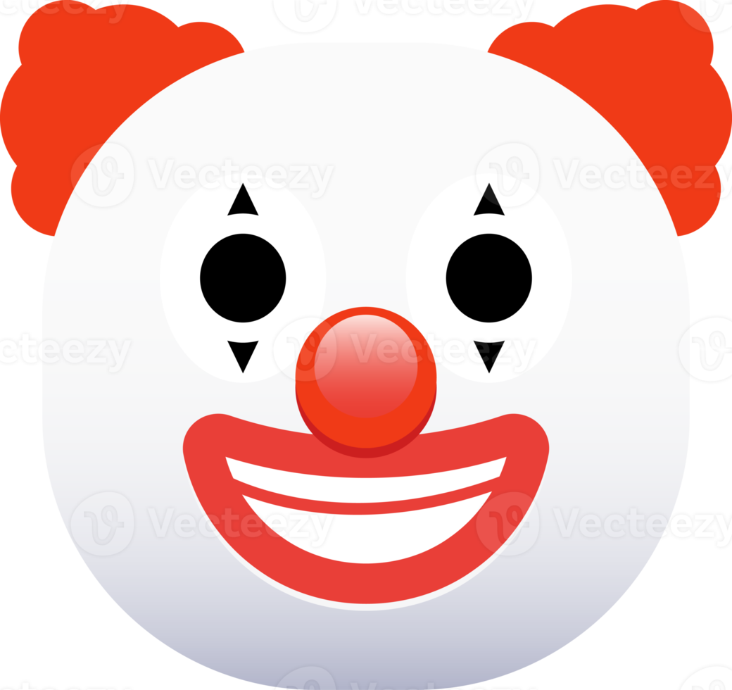 clown gezicht emoji png