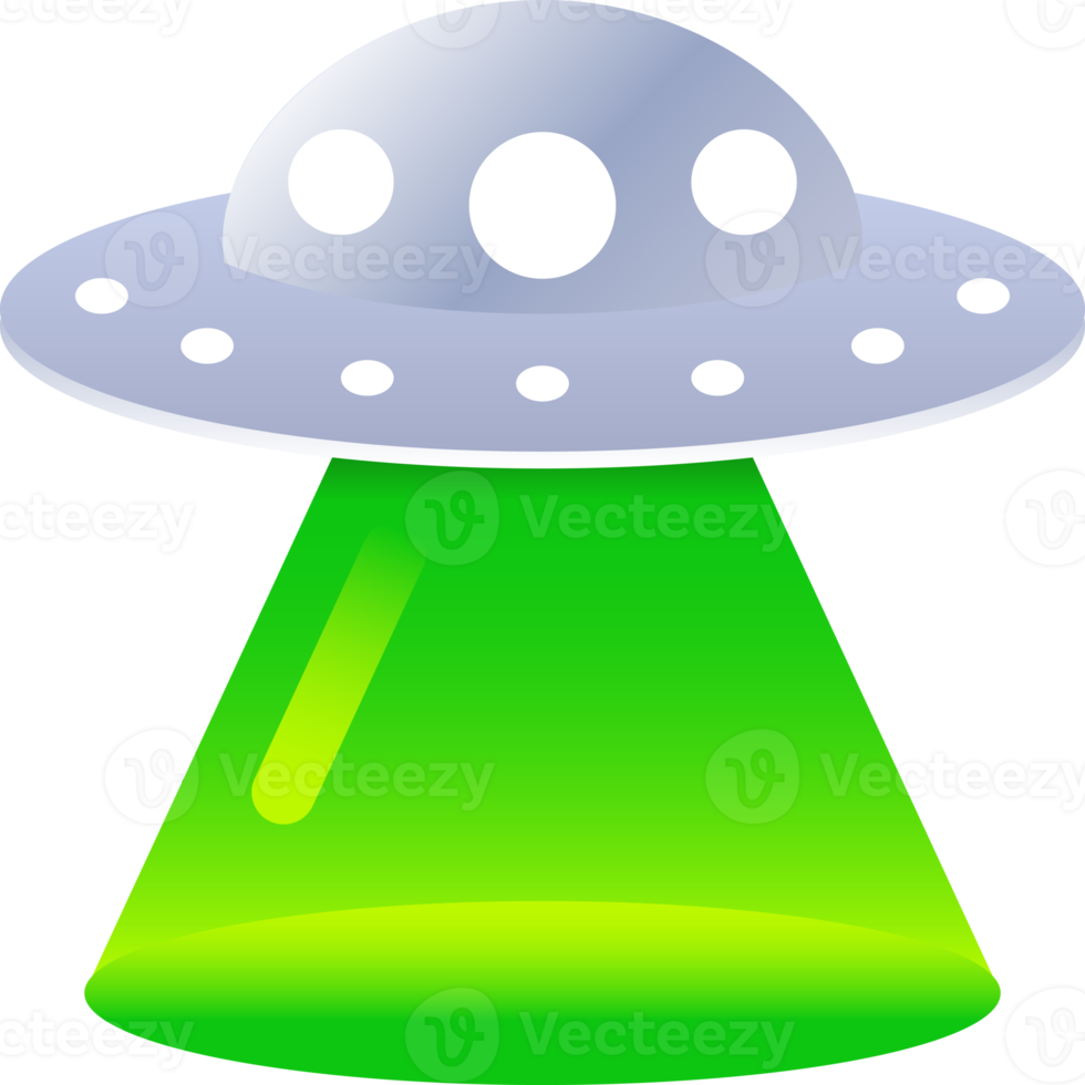 UFO green light emoji png