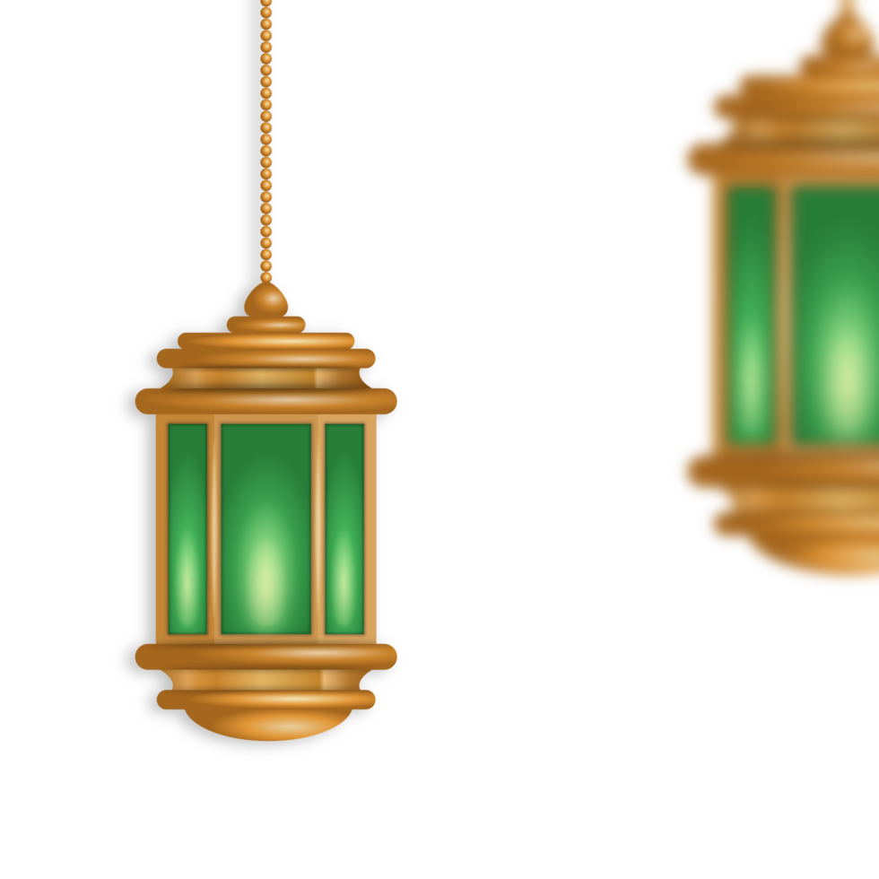 Islamic lantern for ramadan or eid ornament or islamic festival png