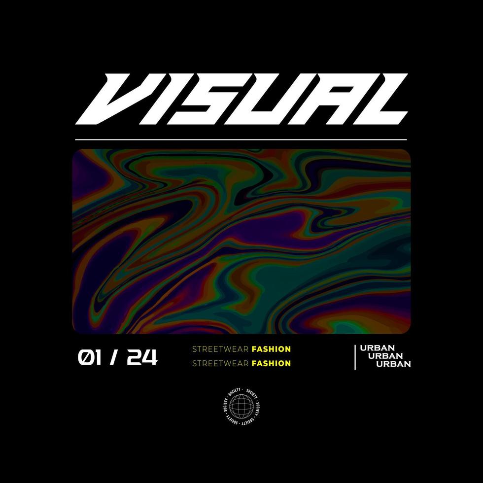 Urban Style Design, Streetwear, Texture, Pattern, Typography. For Screen Printing Materials for T-shirts, Jackets and Sweaters. vector
