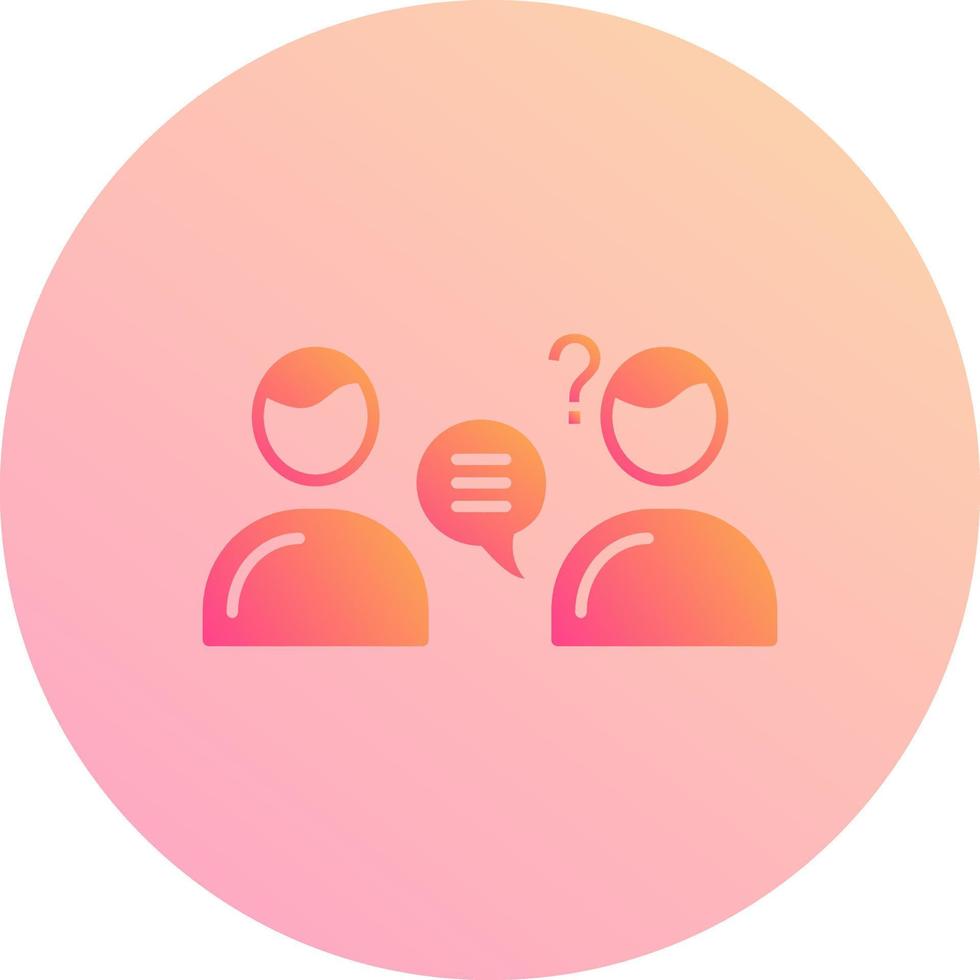 Unique Consulting Services Vector Icon