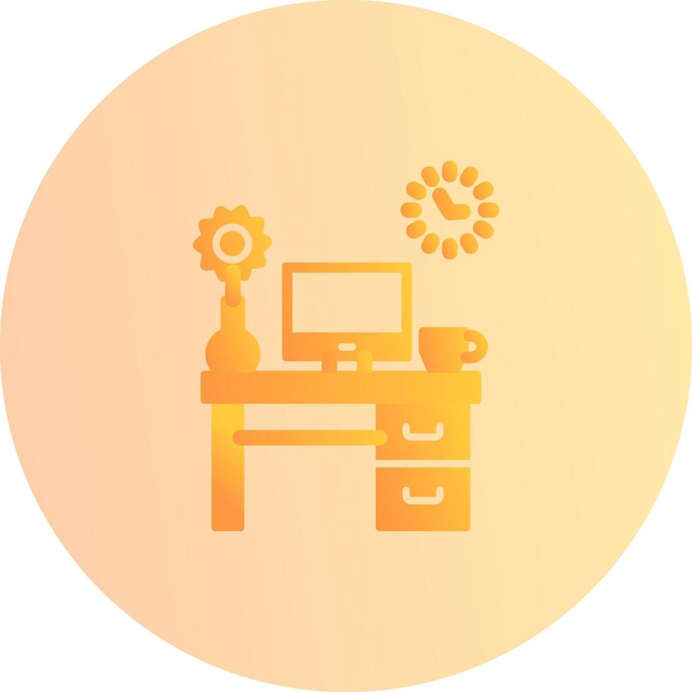 icono de vector de mesa de trabajo