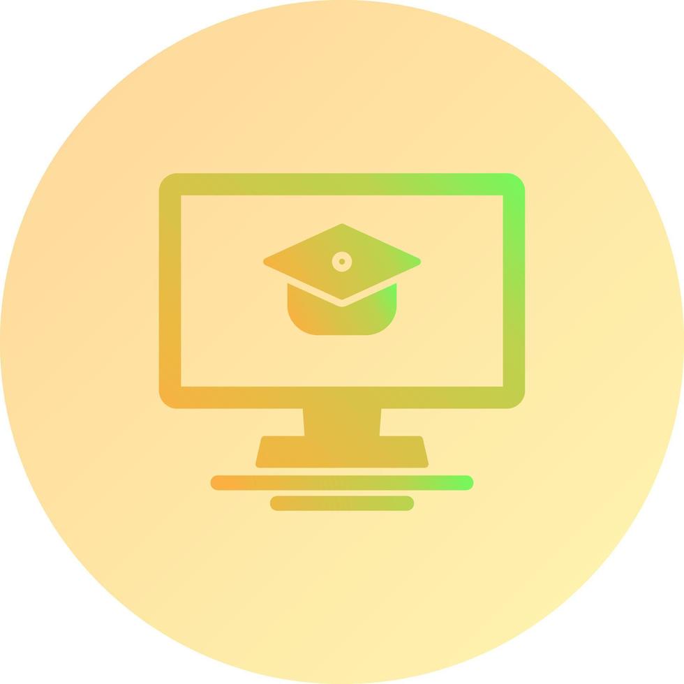 Online Course Vector Icon