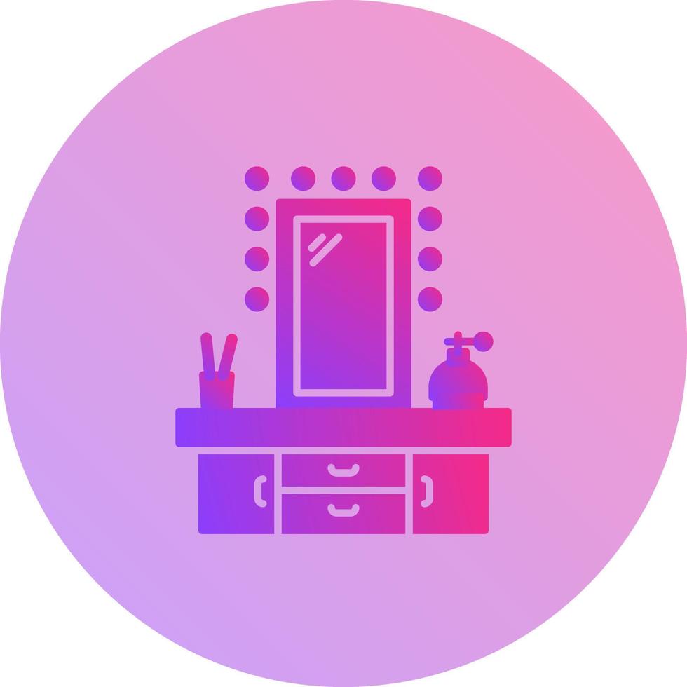 Dressing Table Vector Icon