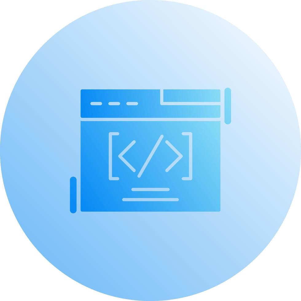 icono de vector de codificación web