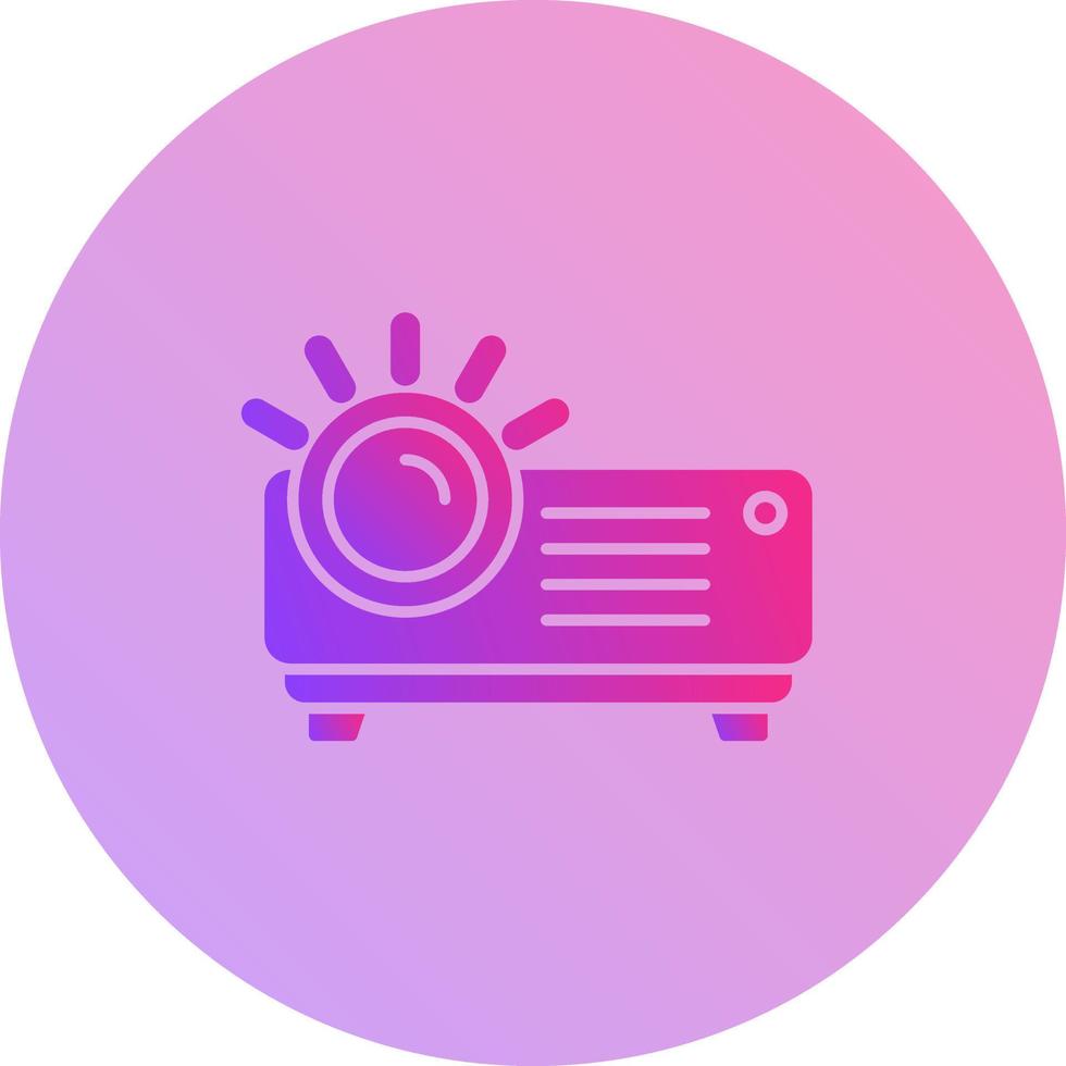 icono de vector de proyector