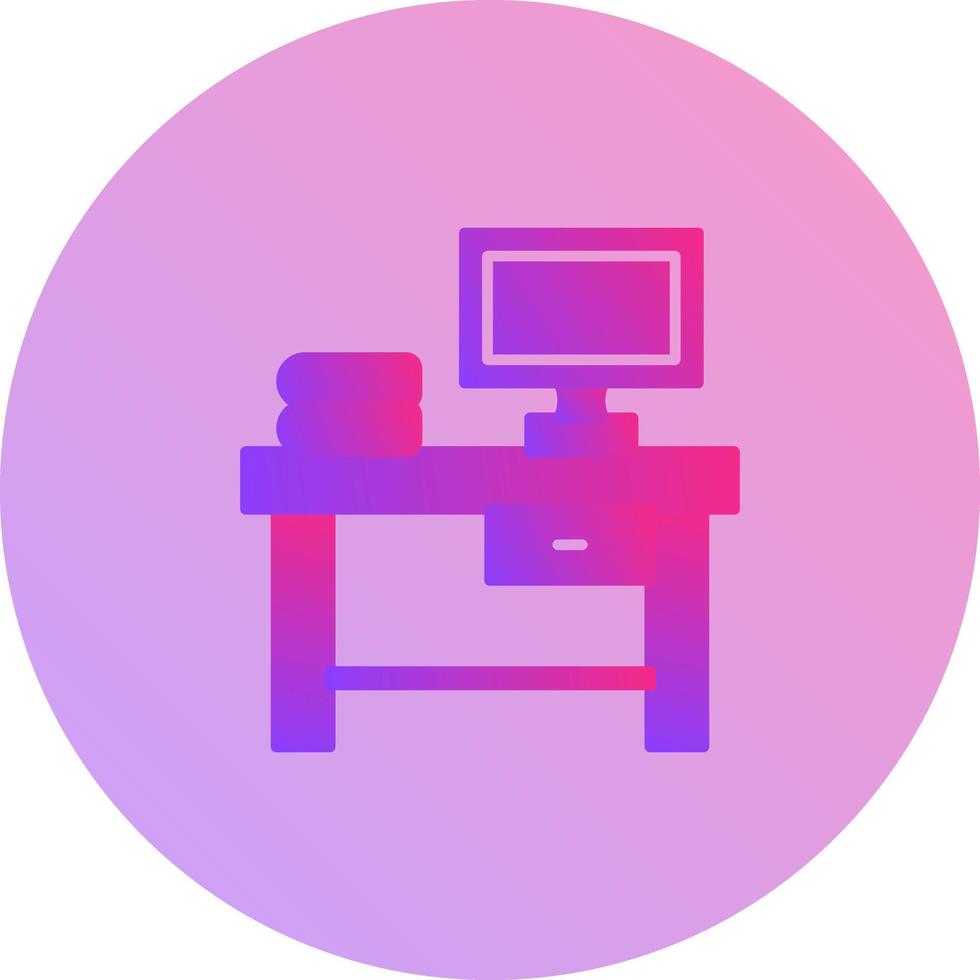 icono de vector de mesa