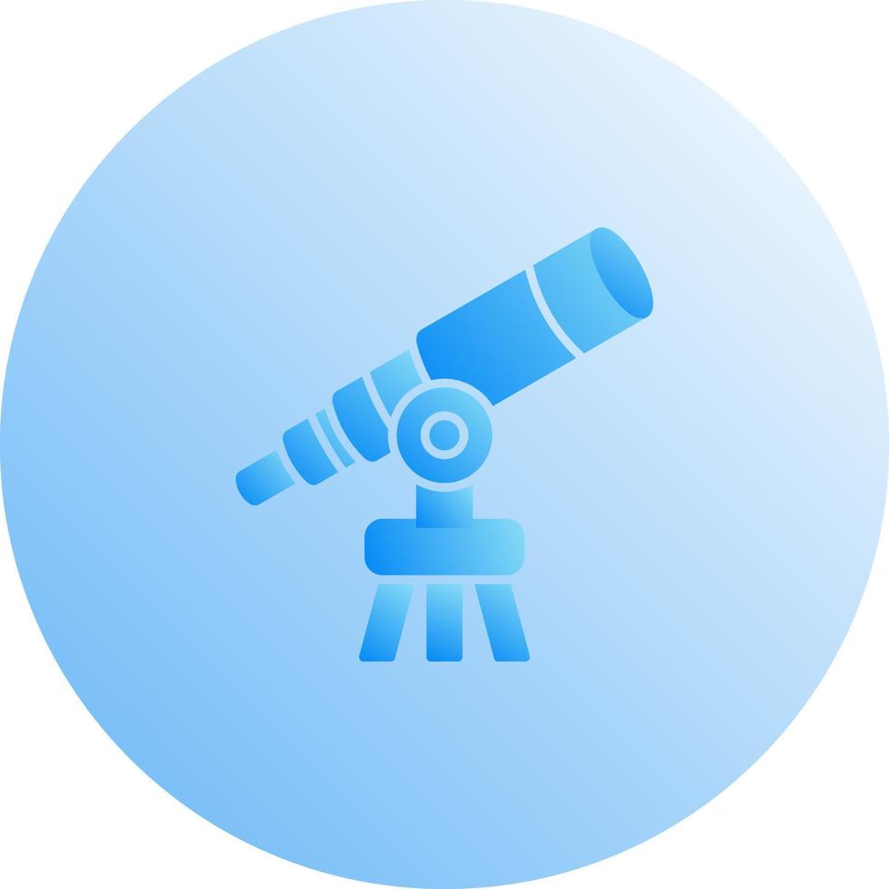 icono de vector de telescopio