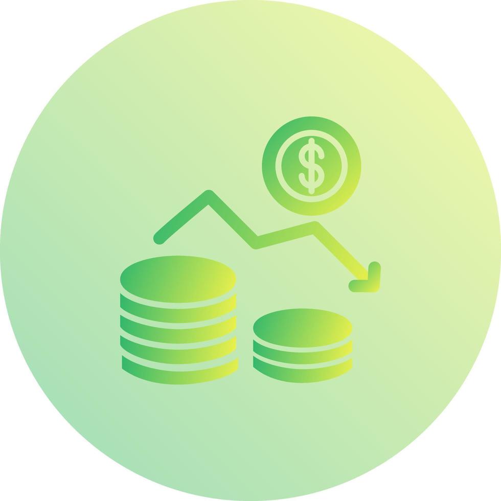 Money Loss Vector Icon
