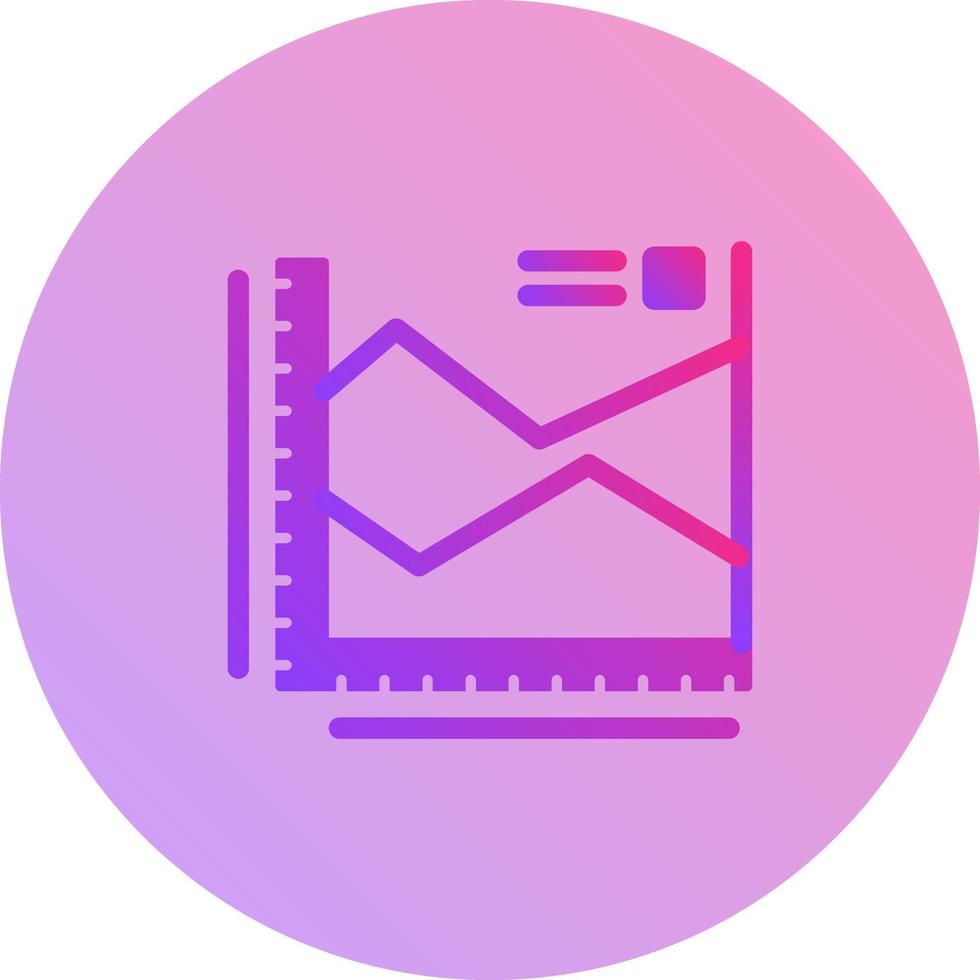 Spline Chart Vector Icon